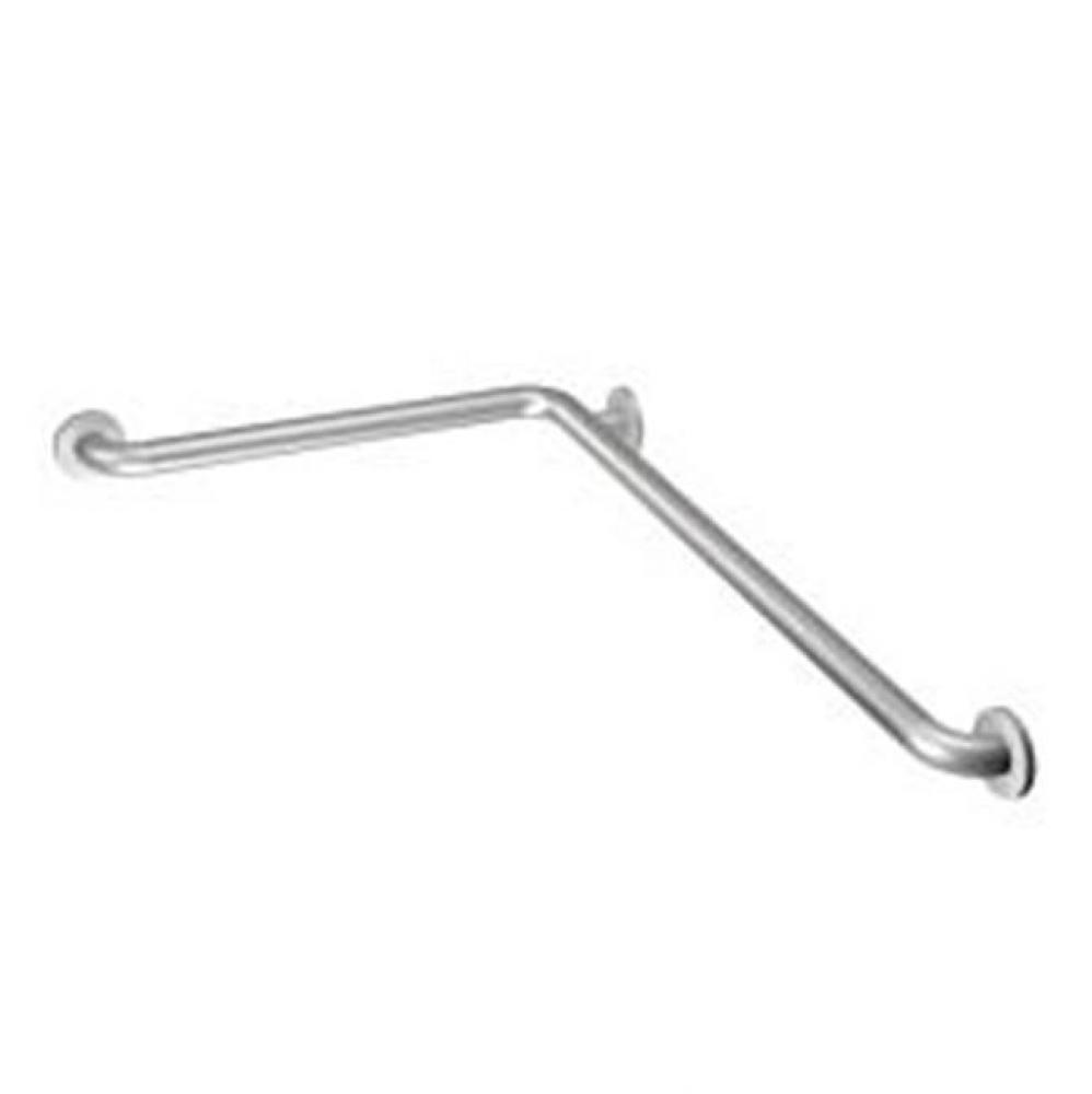 Concealed L Grab Bar 24x48x1.5 Peened Sl