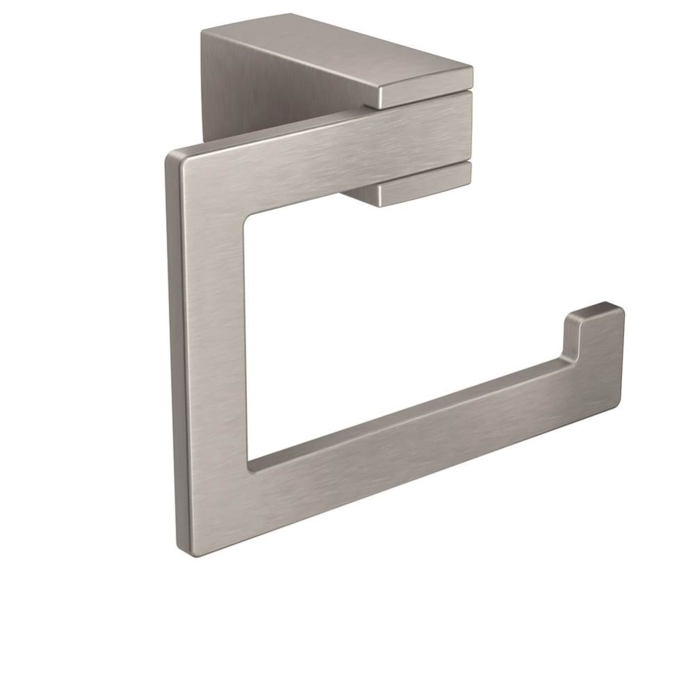 Kyvos Single Post Toilet Paper Holder in Brushed Nickel
