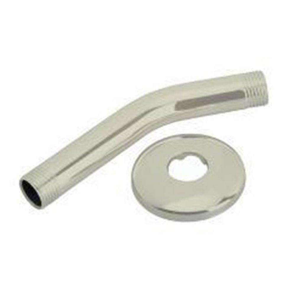 Brushed Nickel Shower arm and flange