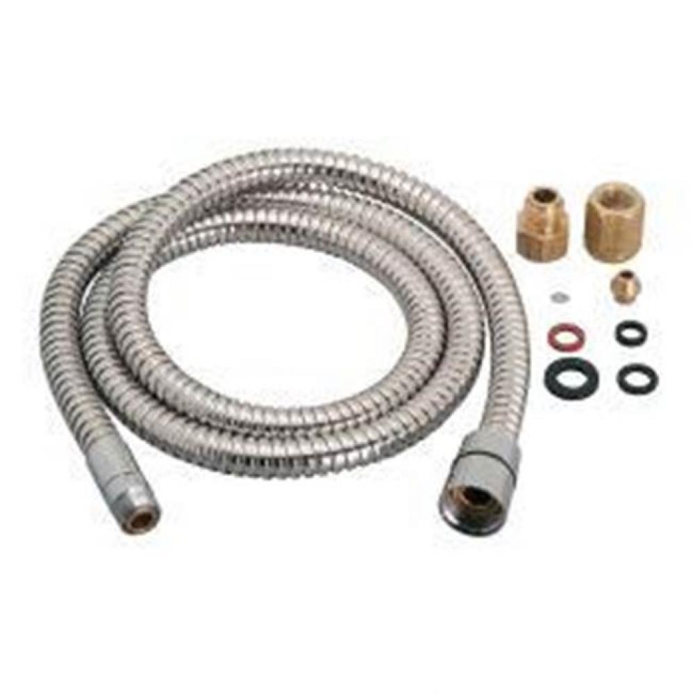 CHROME HOSE FOR PULLOUT FAUCET