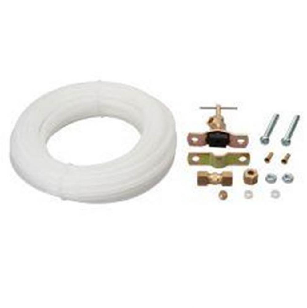 INSTALL KIT ICE MAKER W/PLSTC TBG CRD