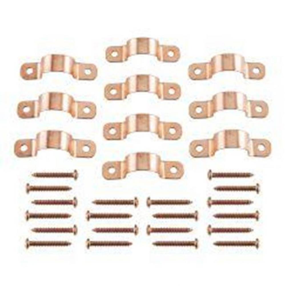 TUBE STRAPS 3/4'' COPPER