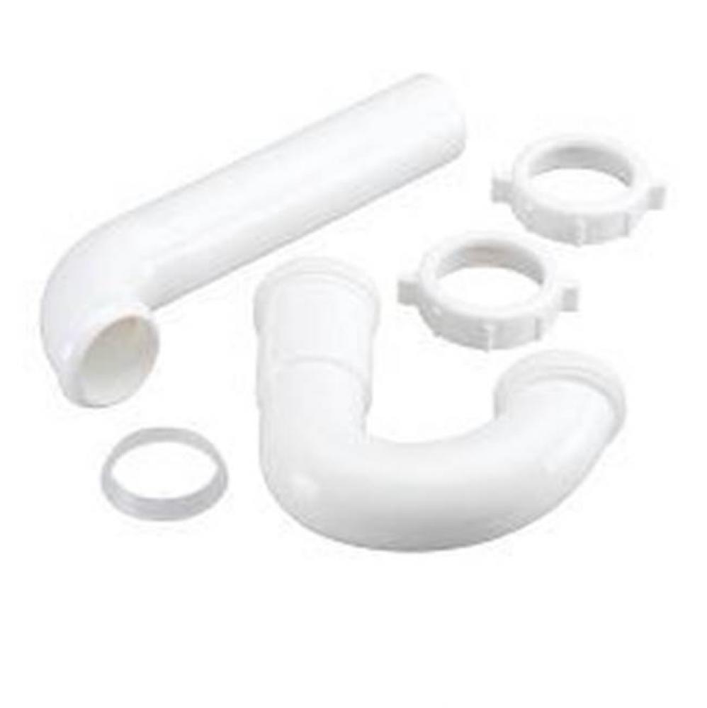 TRAP P BEND PVC W/NUT&WSHR 1.50 CRD