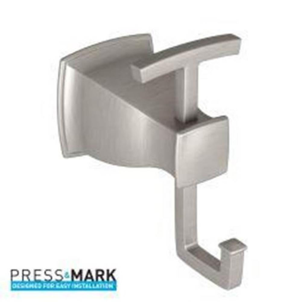 Hensley Double Robe Hook Bn Pm