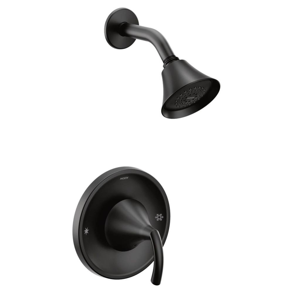 Glyde Matte Black Posi-Temp Shower Only