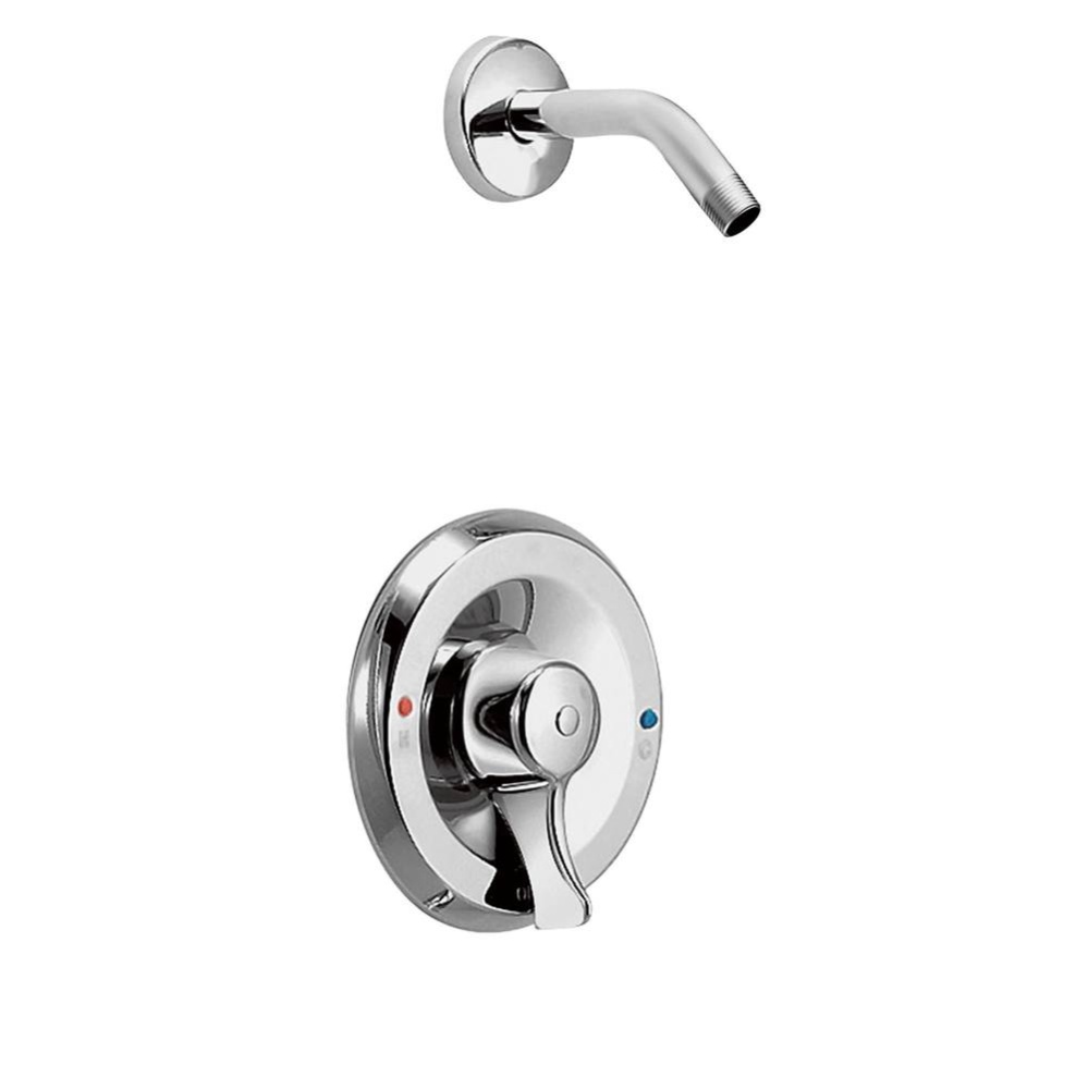 Commercial Single-Handle Posi-Temp Shower Trim Kit in Chrome without Valve or Showerhead