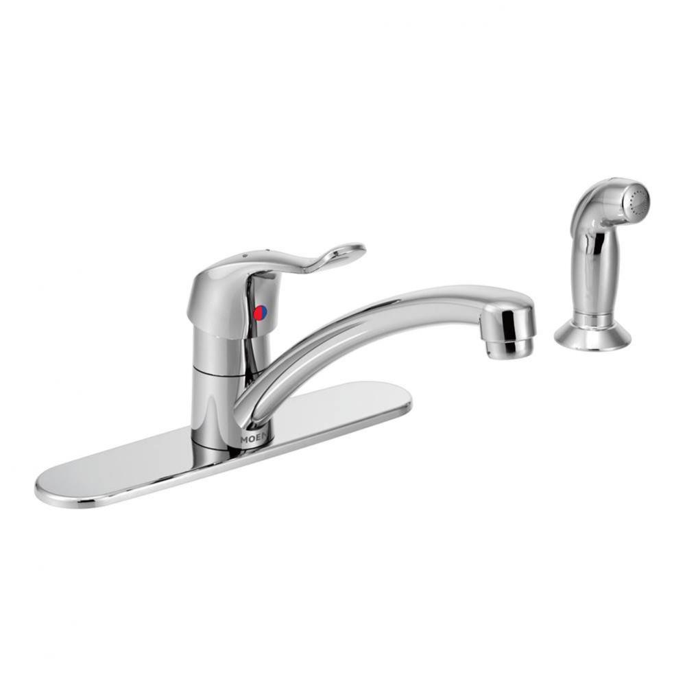 M-Dura Chrome One-Handle Kitchen Faucet