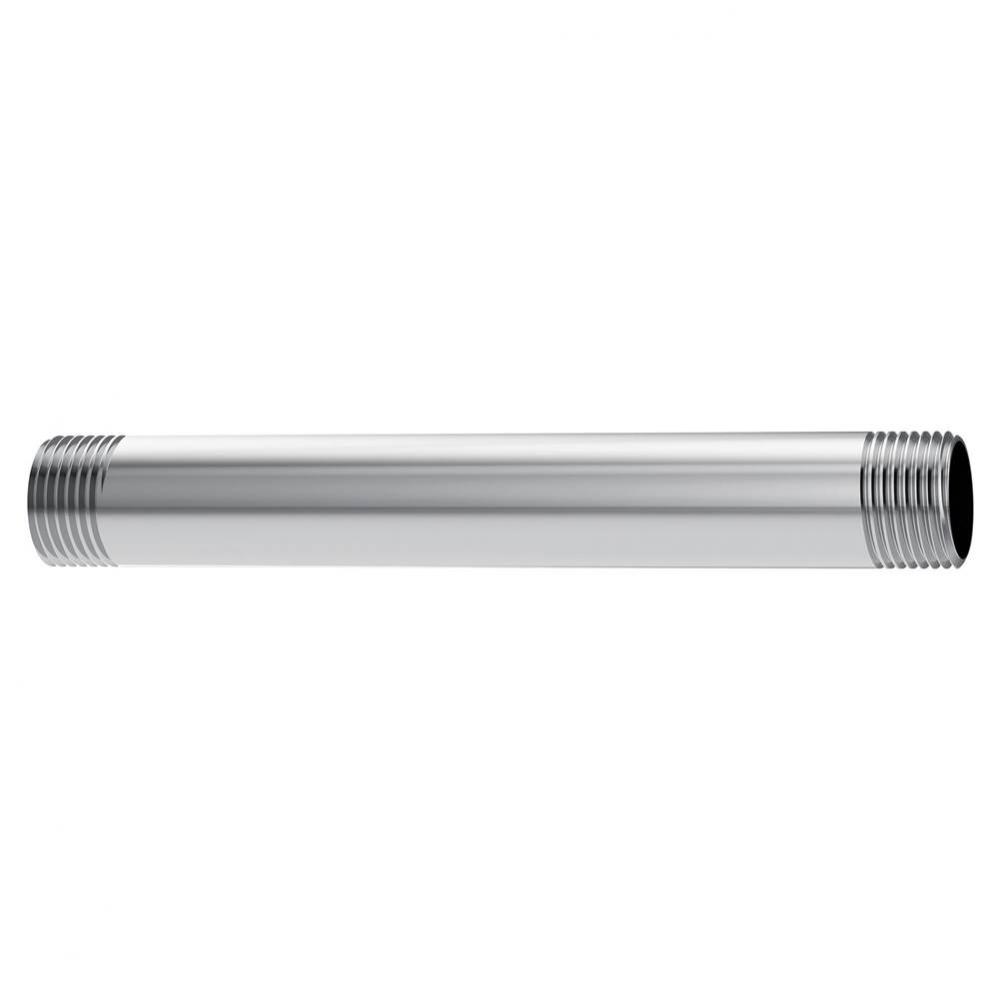 Chrome  6'' Straight Shower Arm