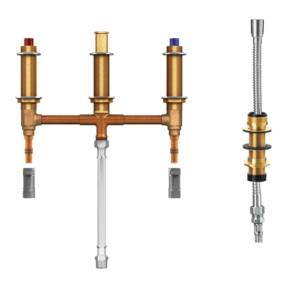4 Hole Fixed Roman Tub Pex/cpvc