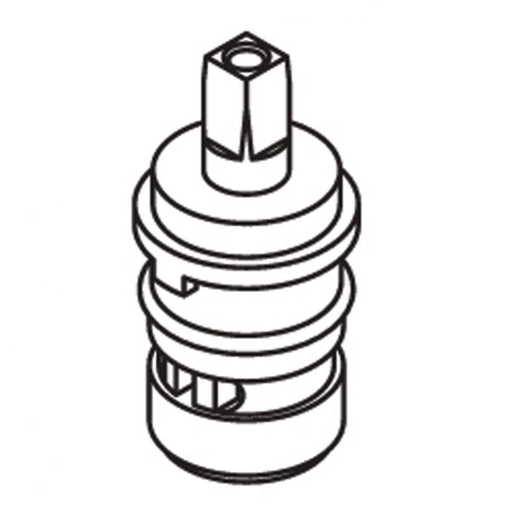 Commercial Cold Two Handle Brass Shell Ceramic Disc Cartridge