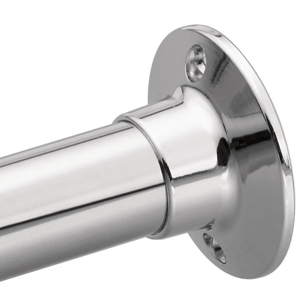 Flange Shower Rod Exposed Ch