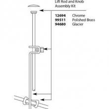 Moen Canada 12694 - Lift Rod Lav Mws/ws/1h/2H Chr
