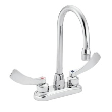 Moen Canada 8279SM - M-Dura Double Handle Centerset Bathroom Faucet