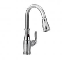 Moen Canada 7185EC - Brantford Chrome One-Handle High Arc Pulldown Kitchen Faucet