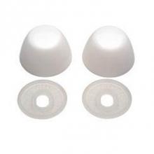 Moen Canada M5686 - CAP,TLT BOLT SET ROUND WHT
