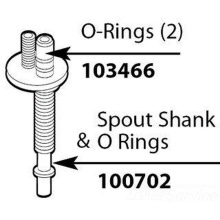 Moen Canada 100702 - Widespread Spout Shank For Hydrolock