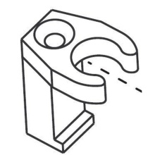 Moen Canada 104225 - Lift Rod Guide Ascr Lav