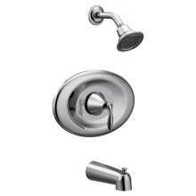 Moen Canada T2137EP - Eva Conversion Tub and Shower Faucet with Metal Lever Handle