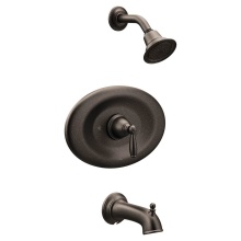 Moen Canada T2157EPORB - Brantford Conversion Tub and Shower Faucet with Metal Lever Handle