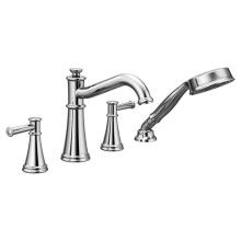 Moen Canada T9024 - Belfield 4h Roman Tub Trim Chr