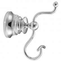 Moen Canada YB9803CH - Waterhill Double Robe Hook Ch