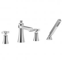 Moen Canada TS929 - Flara 4h Rt 4h Trim X-hdl Chr