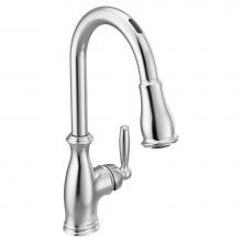 Moen Canada 7185EVC - Brantford Chrome One-Handle High Arc Pulldown Kitchen Faucet