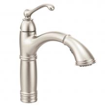 Moen Canada 7295SRS - Brantford Spot Resist Stainless One-Handle High Arc Pullout Kitchen Faucet