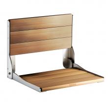 Moen Canada DN7110 - Wall Mount Fold Down Shower Seat Teak