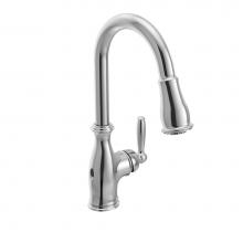 Moen Canada 7185EWC - Brantford Chrome One-Handle High Arc Pulldown Kitchen Faucet
