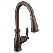 Moen Canada 7185EVORB - Brantford Oil Rubbed Bronze One-Handle High Arc Pulldown Kitchen Faucet