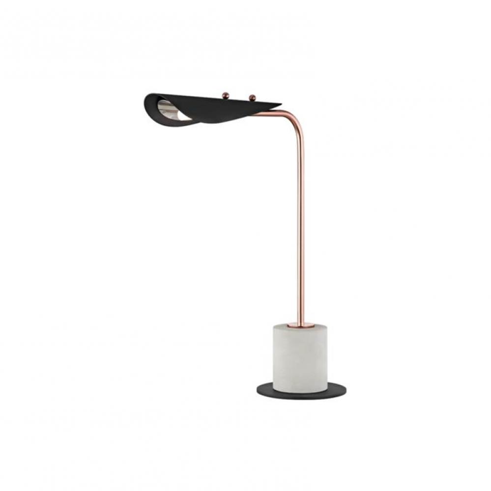 1 LIGHT TABLE LAMP WITH A CONCRETE