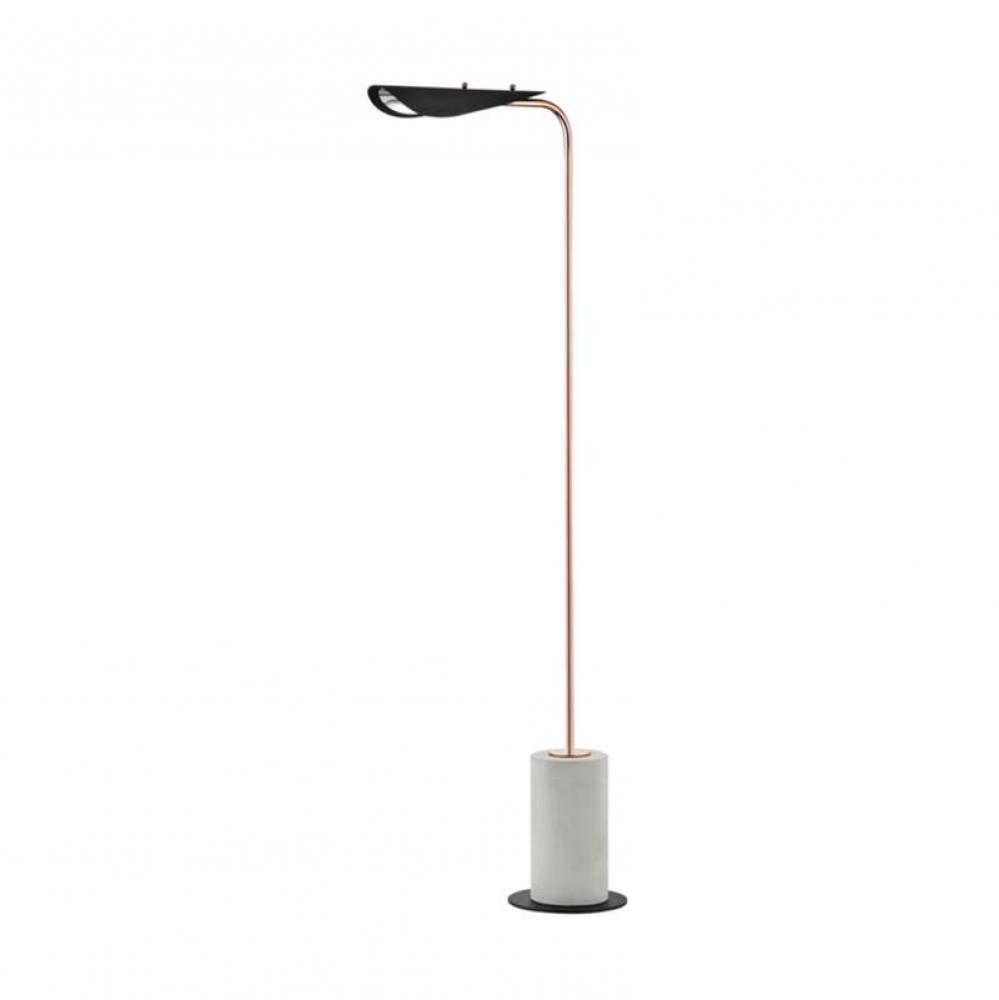1 LIGHT FLOOR LAMP WITH A CONCRETE