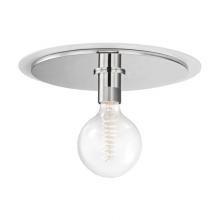 Mitzi H137501L-PN/WH - 1 LIGHT LARGE FLUSH
