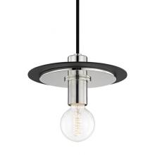 Mitzi H137701S-PN/BK - 1 LIGHT SMALL