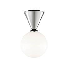 Mitzi H148501S-PN/BK - 1 LIGHT SMALL FLUSH