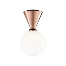 Mitzi H148501S-POC/BK - 1 LIGHT SMALL FLUSH