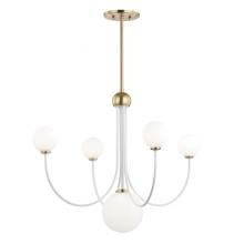 Mitzi H234805-AGB/WH - 5 LIGHT