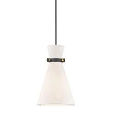 Mitzi H294701S-AGB/BK - 1 LIGHT SMALL