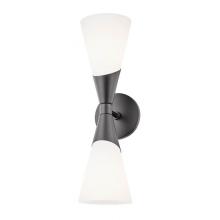 Mitzi H312102-BLK - 2 LIGHT WALL