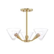 Mitzi H327603-AGB - 3 LIGHT SEMI