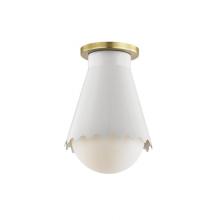 Mitzi H351501-AGB/WH - 1 LIGHT FLUSH