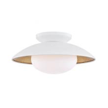 Mitzi H368601M-WH/GL - 1 LIGHT MEDIUM SEMI