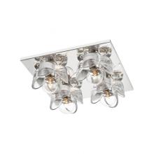 Mitzi H410504-PN - Shea 4 Light Flush