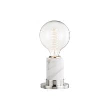 Mitzi HL120201-PN - 1 LIGHT TABLE LAMP WITH A MARBLE