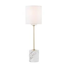 Mitzi HL153201-AGB - 1 LIGHT TABLE LAMP WITH A MARBLE