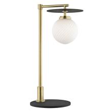 Mitzi HL200201-AGB/BK - 1 LIGHT TABLE