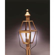 Northeast Lantern 1043-DAB-CIM-CLR - Post Dark Antique Brass Medium Base Socket With Chimney Clear Glass