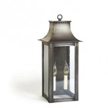 Northeast Lantern 11221-DAB-LT2-CSG - Wall Dark Antique Brass 2 Candelabra Sockets Clear Seedy Glass