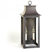 Northeast Lantern 11231-DB-LT2-CLR - Wall Dark Brass 2 Candelabra Sockets Clear Glass